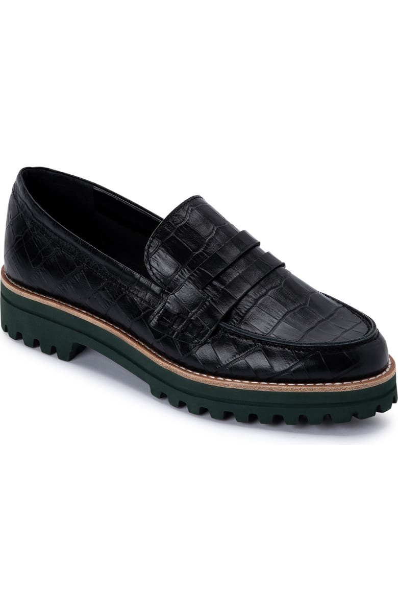 Dolce Vita Aubree Croc Embossed Loafer, Main, color,