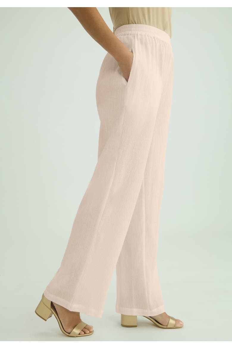 Wide Leg Gauze Pant, Alternate, color, OATMEAL