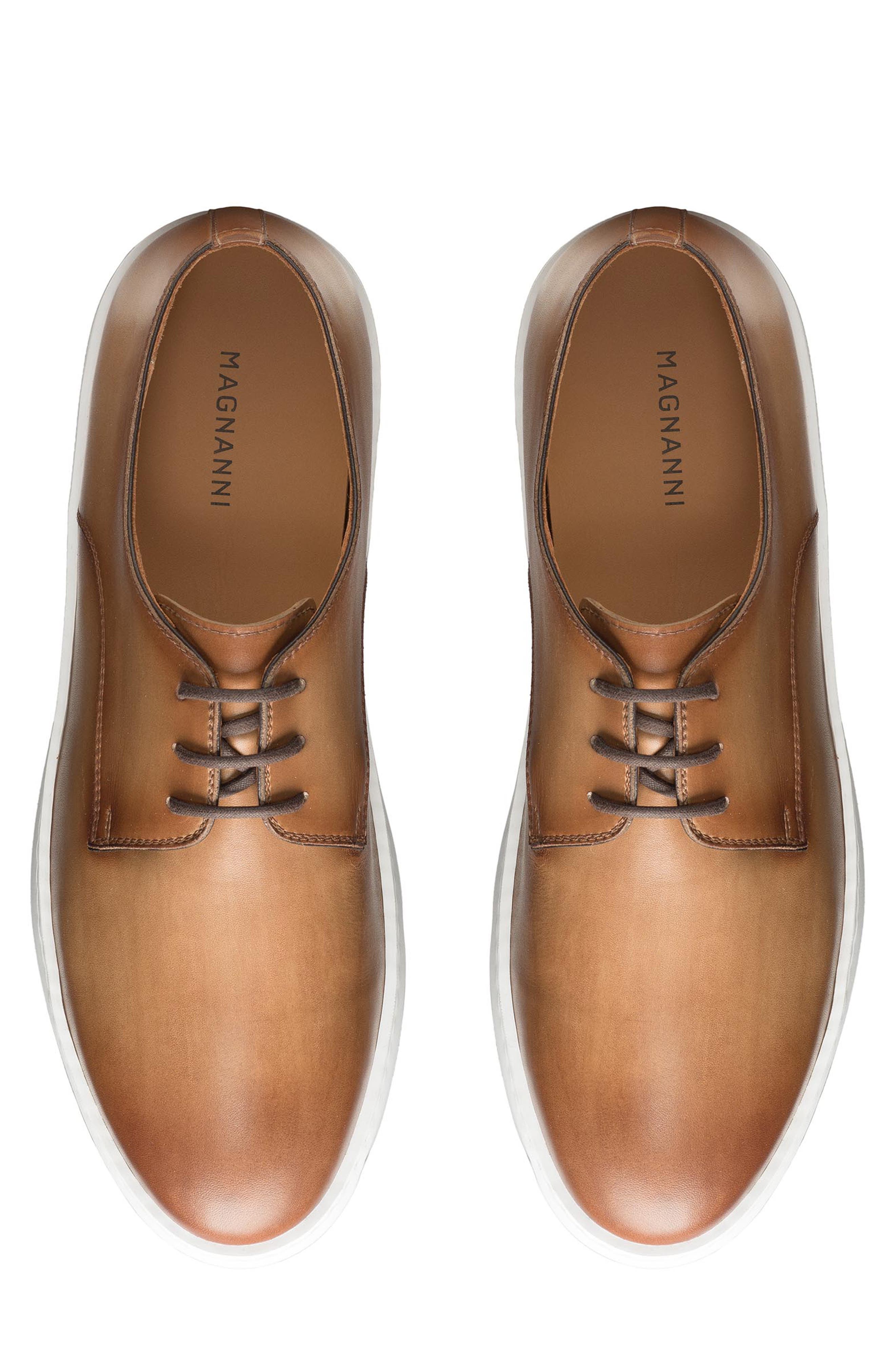 Lonzo Water Resistant Platform Derby Sneaker, Alternate, color, COGNAC