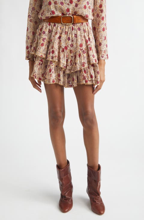 Jocadia Ruffle Cotton Miniskort
