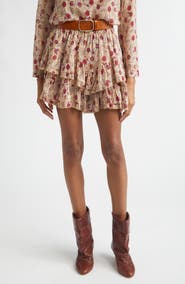 Isabel Marant Étoile Jocadia Ruffle Cotton Miniskort
