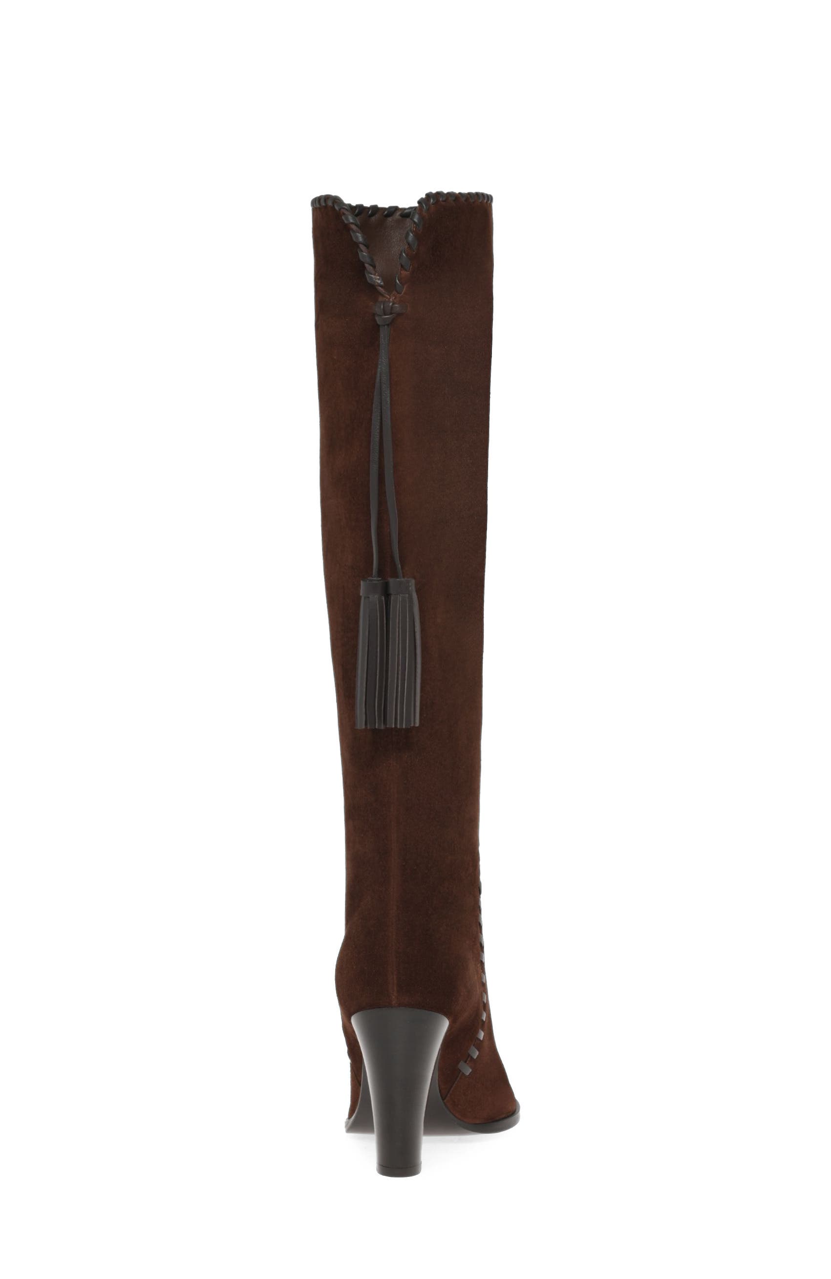 Zaira Boot, Alternate, color, Brown Suede and Lamb leather