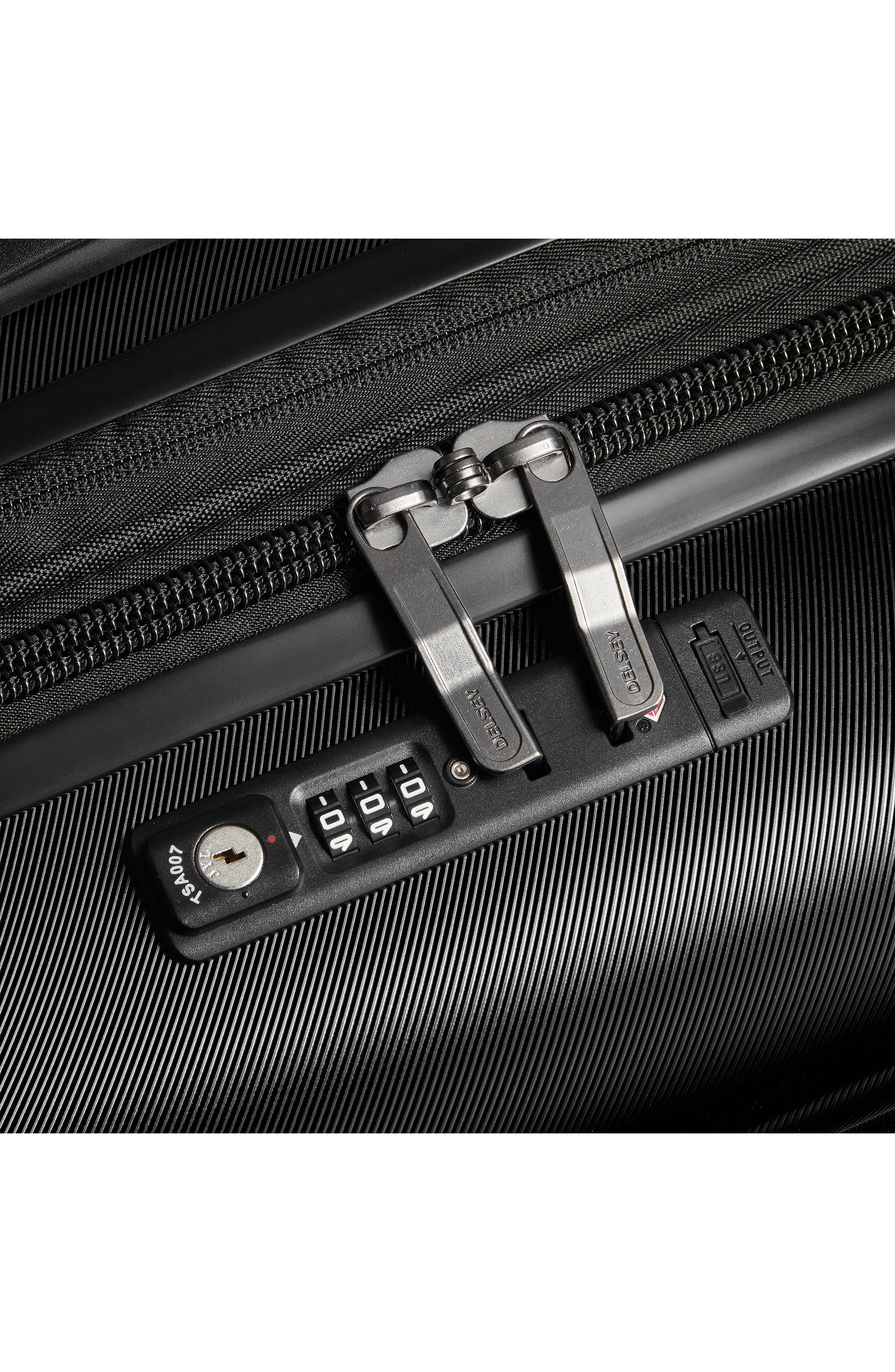 DELSEY Cruise 3.0 22-Inch Hardside Carry-On Luggage, Alternate, color, Black