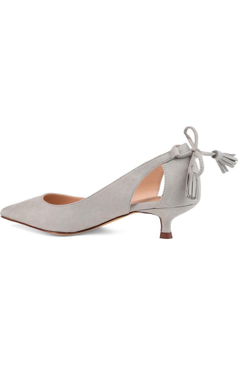 Journee Collection JOURNEE Bindi Kitten Heel Pump, Alternate, color, Grey