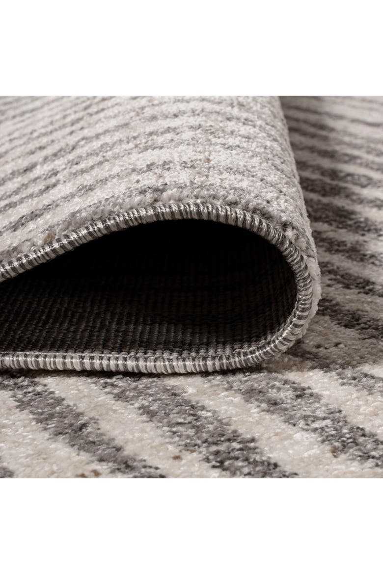 Skoura Modern Bold Stripe Area Rug, Alternate, color, Beige/Dark Gray