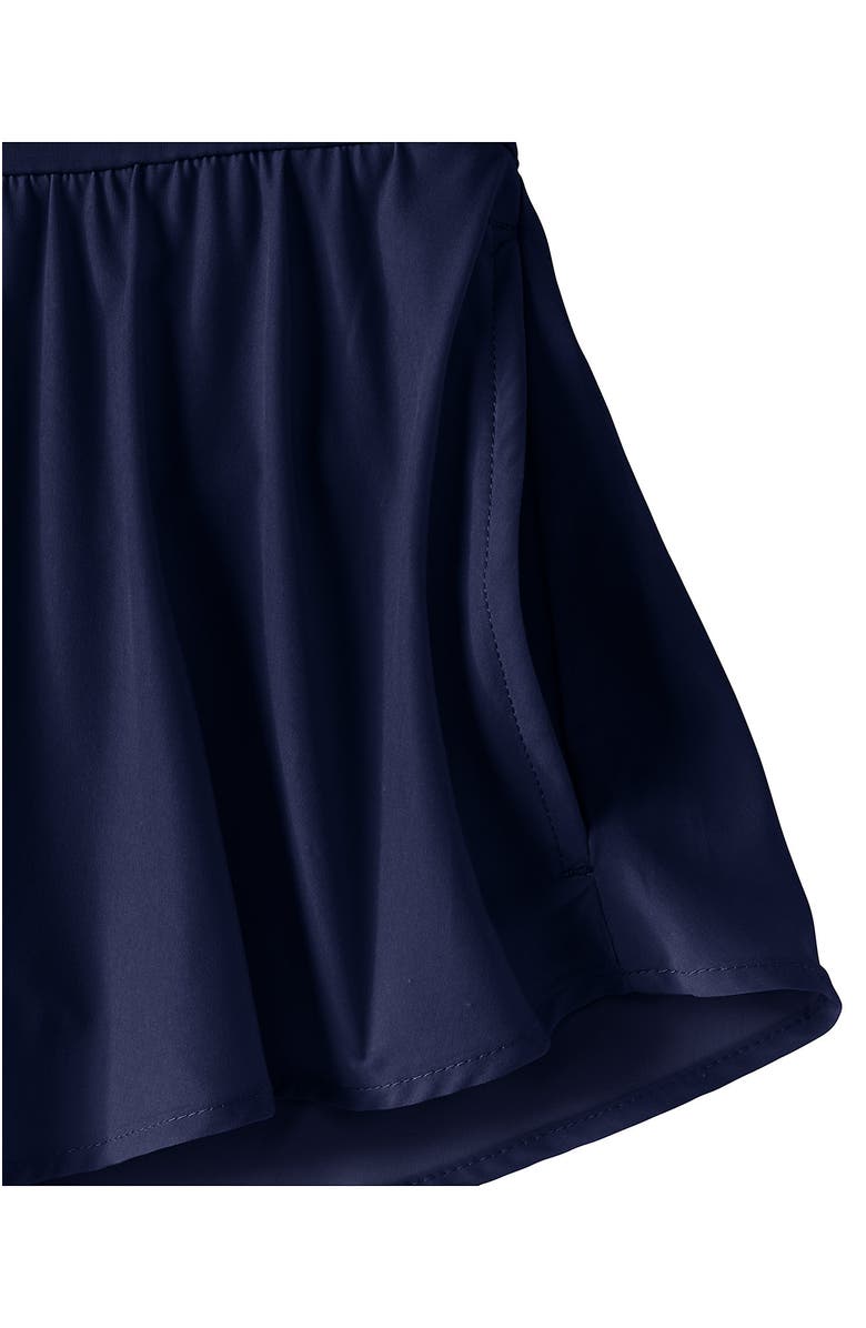 Lands
End 3" Pinchless Flutter Swim Short with Panty, Alternate, color, Deep Sea Navy