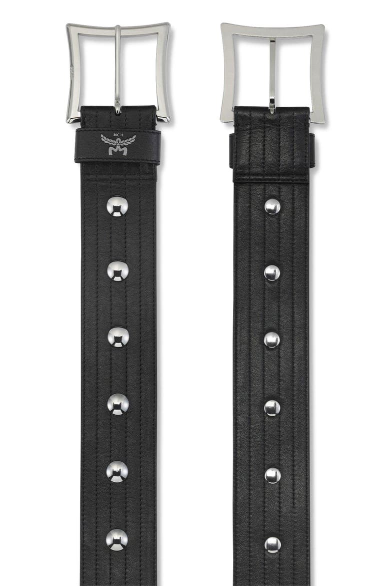 Aren 2" Belt in Galactic Gala Leather, Alternate, color, Black