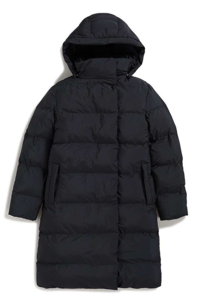 Seasalt Cornwall Holywell Bay Waterproof Puffer Coat, Alternate, color, Black