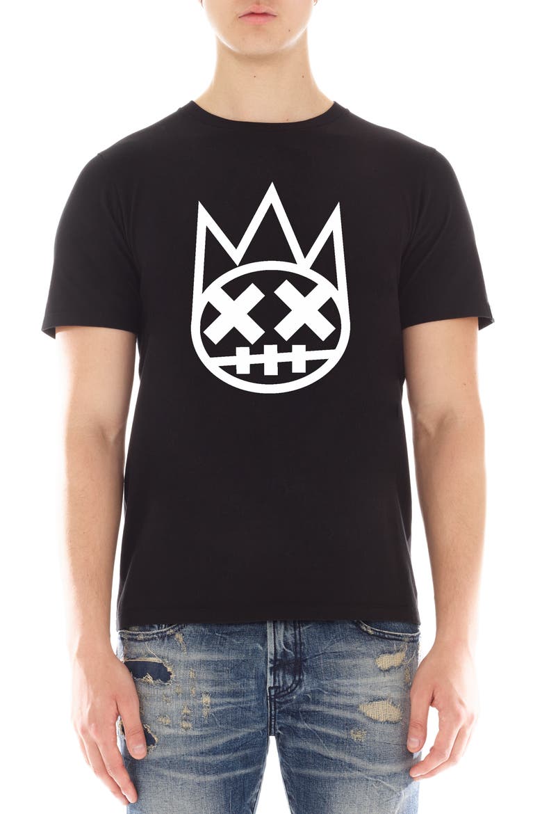 Shimuchan Cotton Graphic T-Shirt, Main, color, BLACK