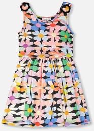 Deux par Deux Sleeveless Flowers Dress
