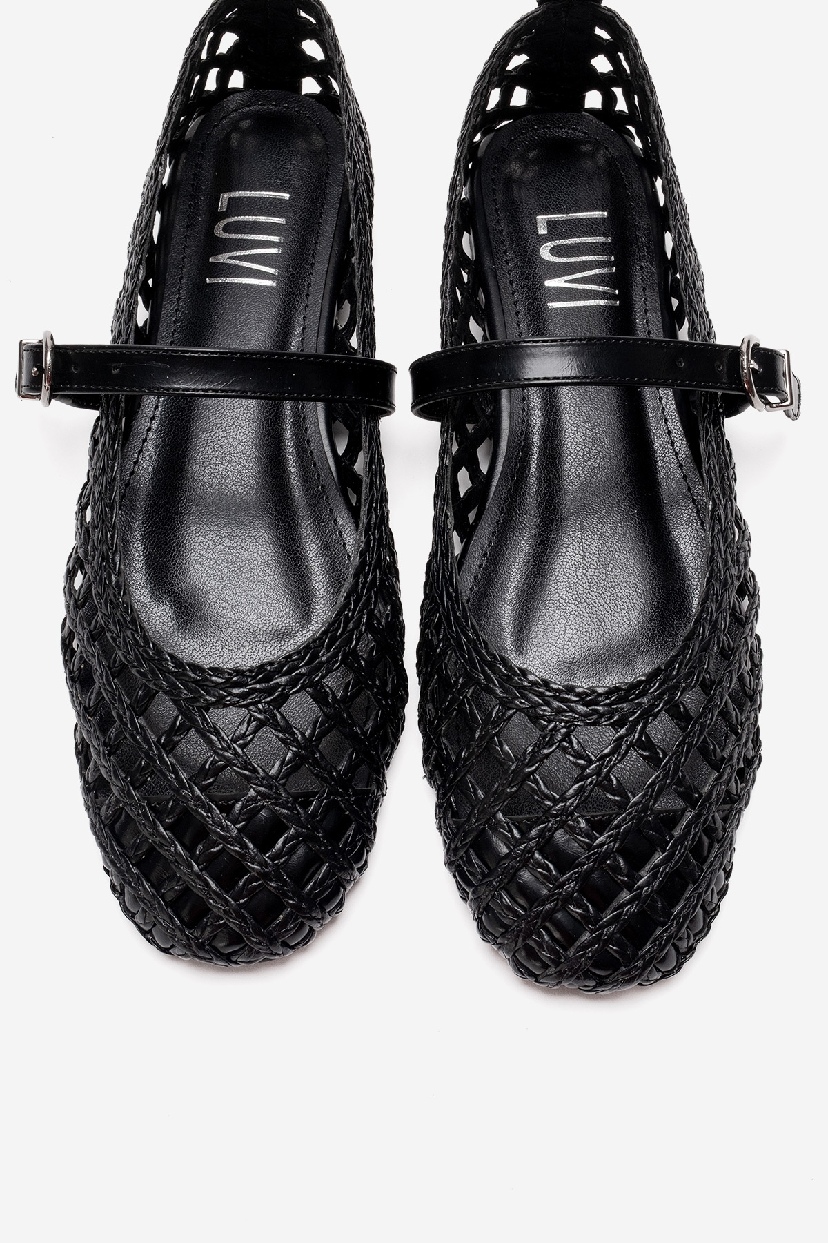 Prologue Shoes Doux Woven Ballet Flat, Alternate, color, Black