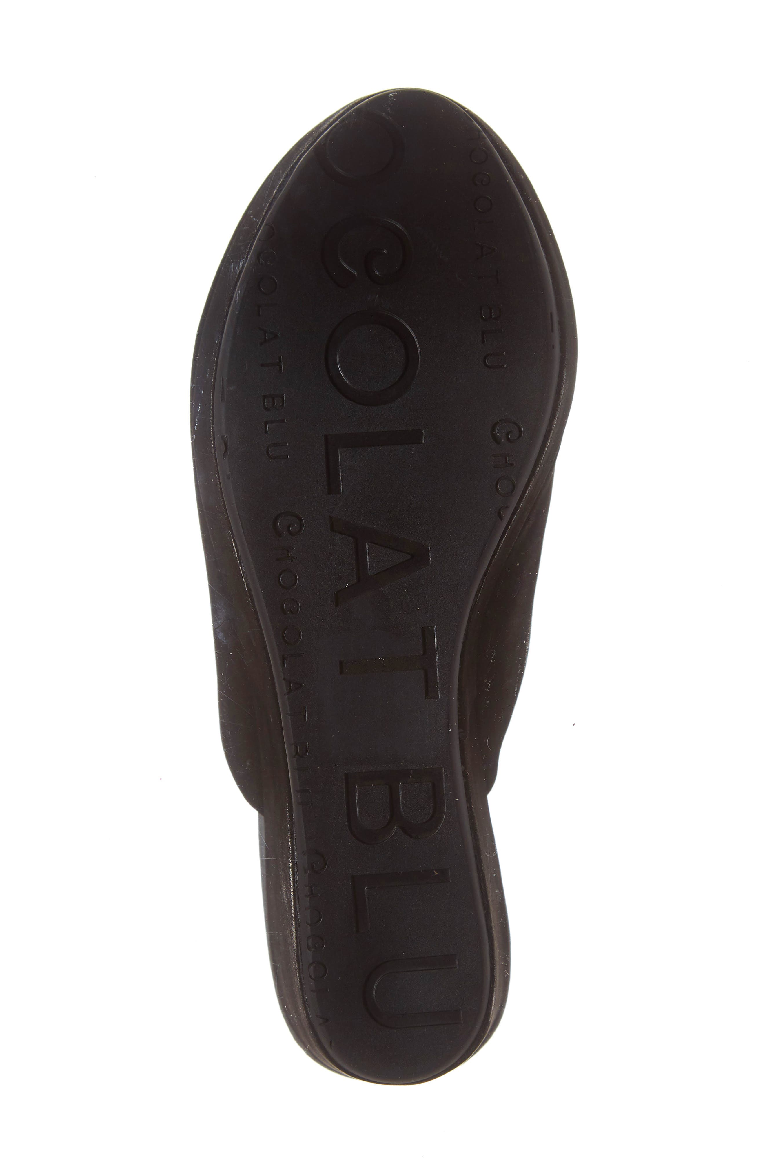Wylie Wedge Mule, Alternate, color, BLACK SUEDE