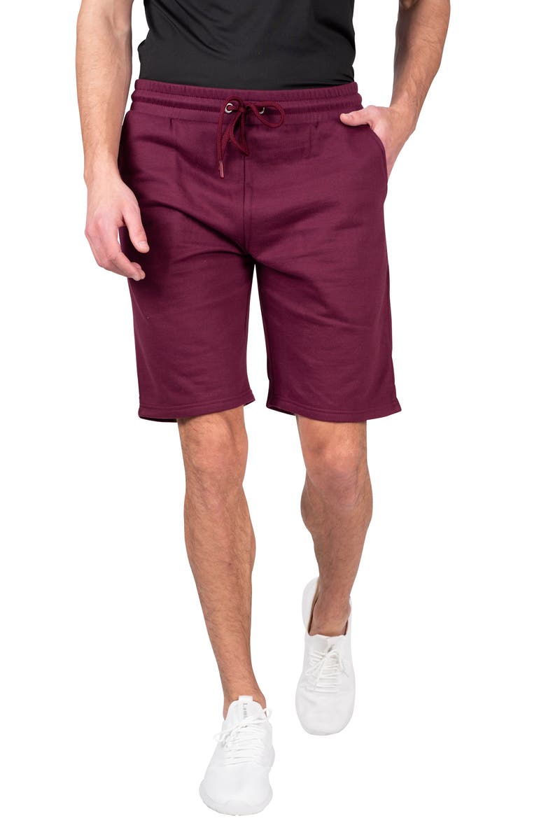 LOUNGEHERO Drawstring Fleece Lounge Shorts - Pack of 2, Alternate, color, 
