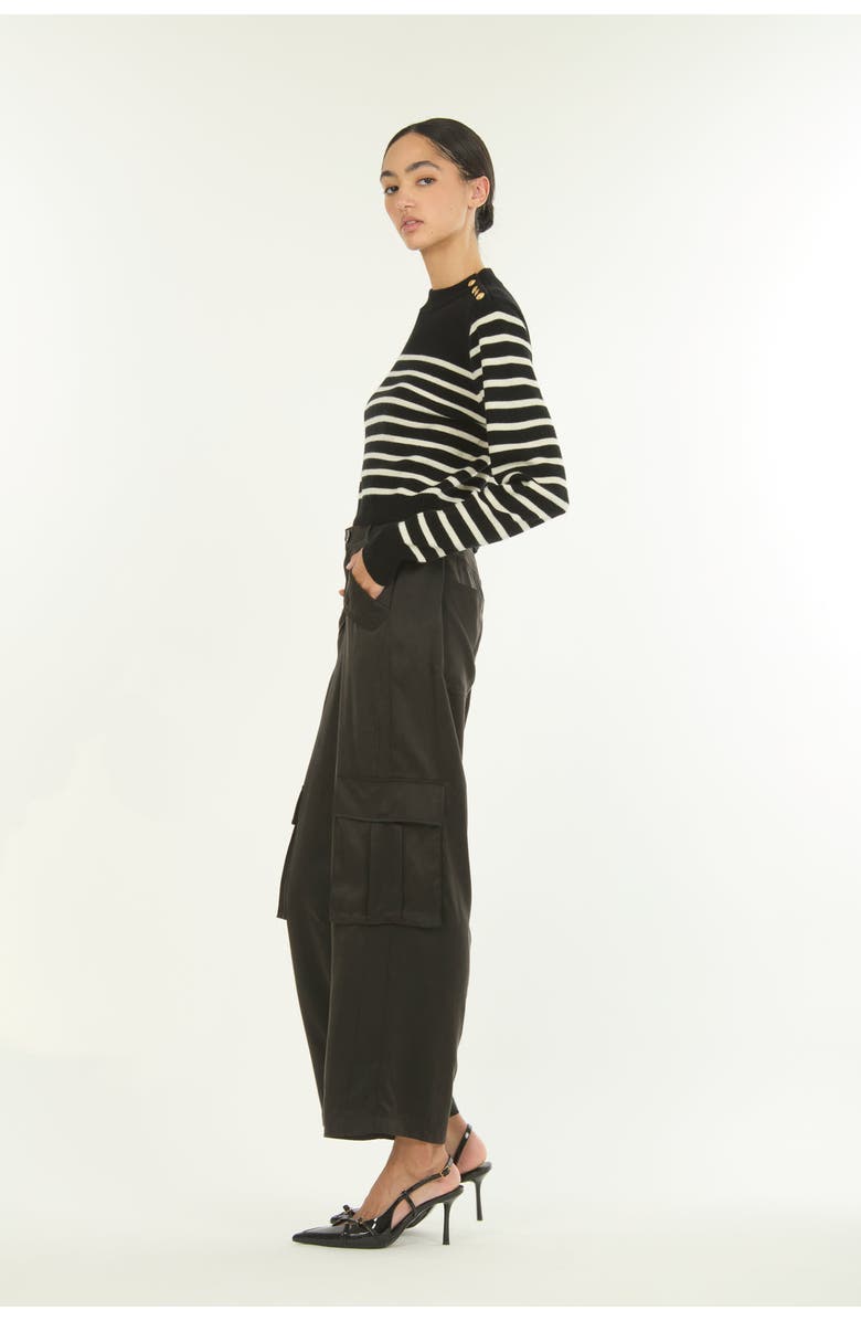 SECRET MISSION Lyla Pants, Alternate, color, Black