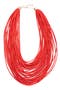 The Luxe Collection Ruby Red Seed Bead Necklace