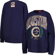 Mitchell & Ness Women's Mitchell & Ness Navy Houston Astros Cooperstown Collection Logo Pullover Sweatshirt