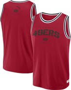 FANATICS Men's Fanatics Scarlet San Francisco 49ers Elements Future Ground Jersey Tank Top