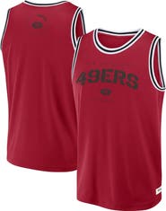 FANATICS Men's Fanatics Scarlet San Francisco 49ers Elements Future Ground Jersey Tank Top