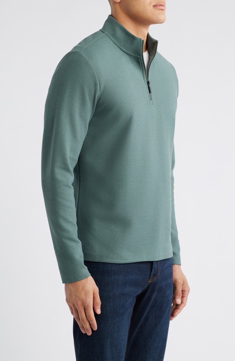 Robert Barakett Karuna Half Zip Pullover, Alternate, color, Balsam Green