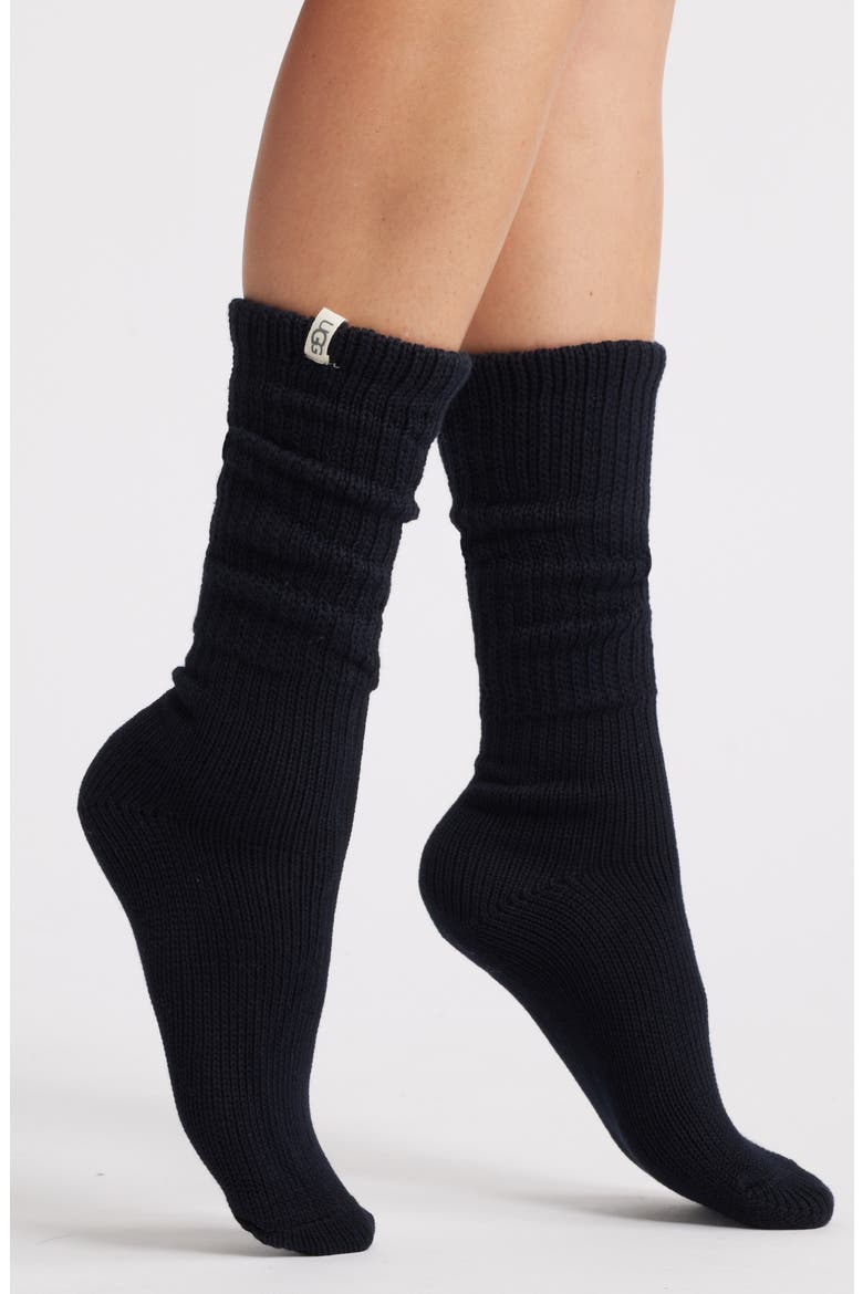 Tyla II Slouchy Crew Socks, Main, color, TAR