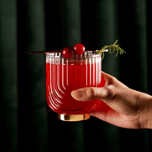 Viski Deco Gatsby Tumblers Set Of 2 In Clear