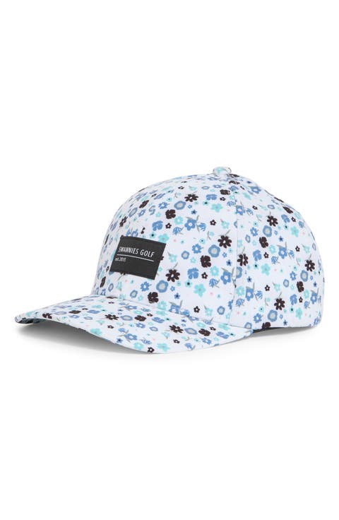 Milholland Floral Water Repellent Stretch Baseball Cap