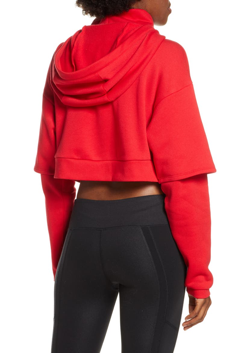 Eternal Hoodie, Alternate, color, SCARLET