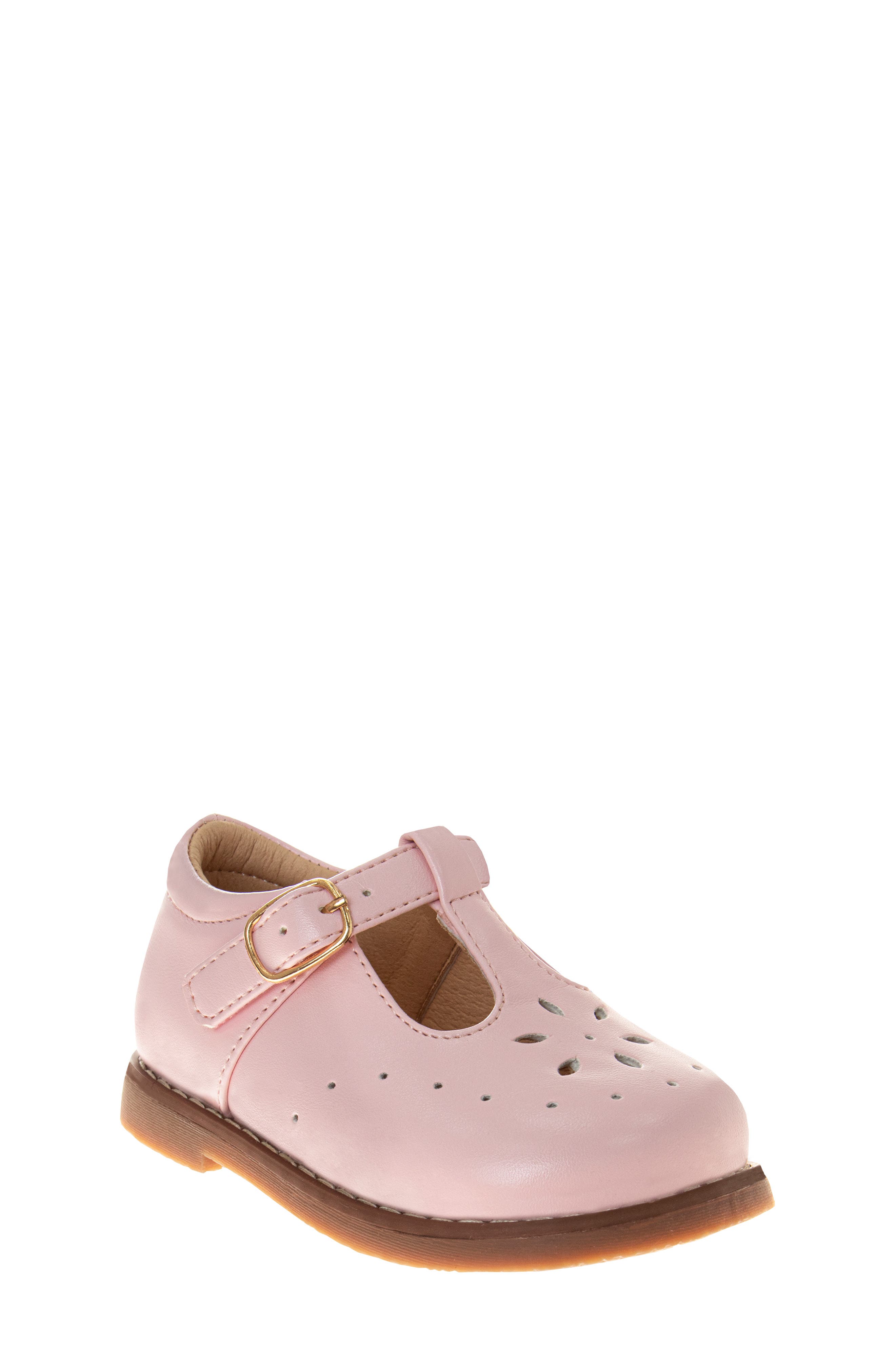 Kids' T-Strap Flat, Main, color, PINK