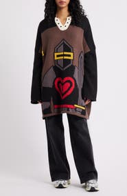 Dressed in Lala Protect Your Energy Oversize Sweater