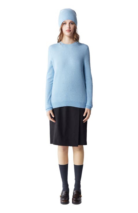 $99 Cashmere Hat & Sweater Set