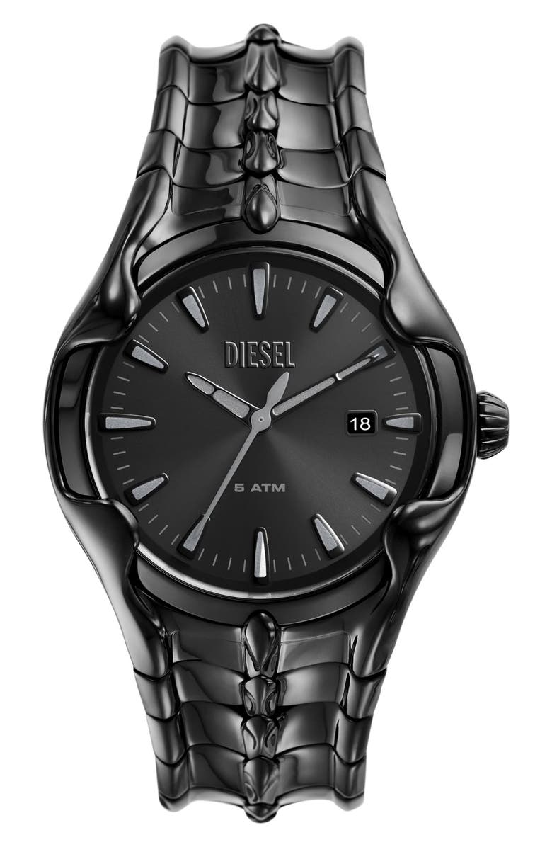 DIESEL<sup>®</sup> Vert Black Bracelet Watch, 44mm, Main, color, 