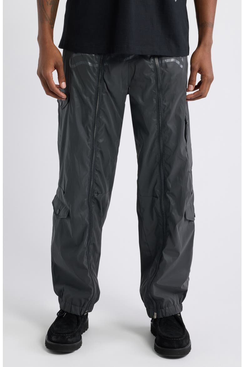 Ice Cream Patch Utility Pants, Main, color, BLACK