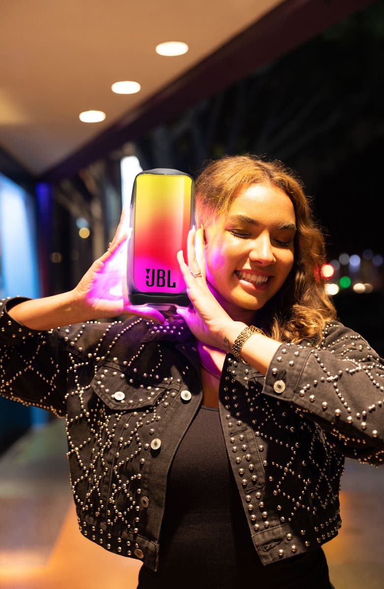 JBL Pulse 5 Waterproof Bluetooth<sup>®</sup> Speaker, Alternate, color, Black