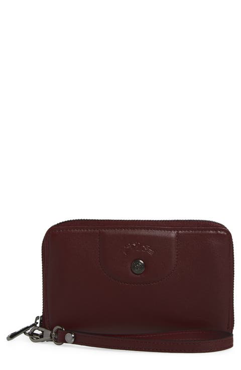 Le Pilage Cuir Zip Wristlet Wallet