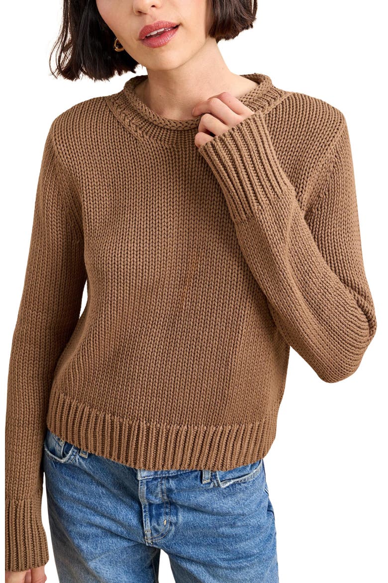Solid Mini Marina Sweater, Alternate, color, Tan