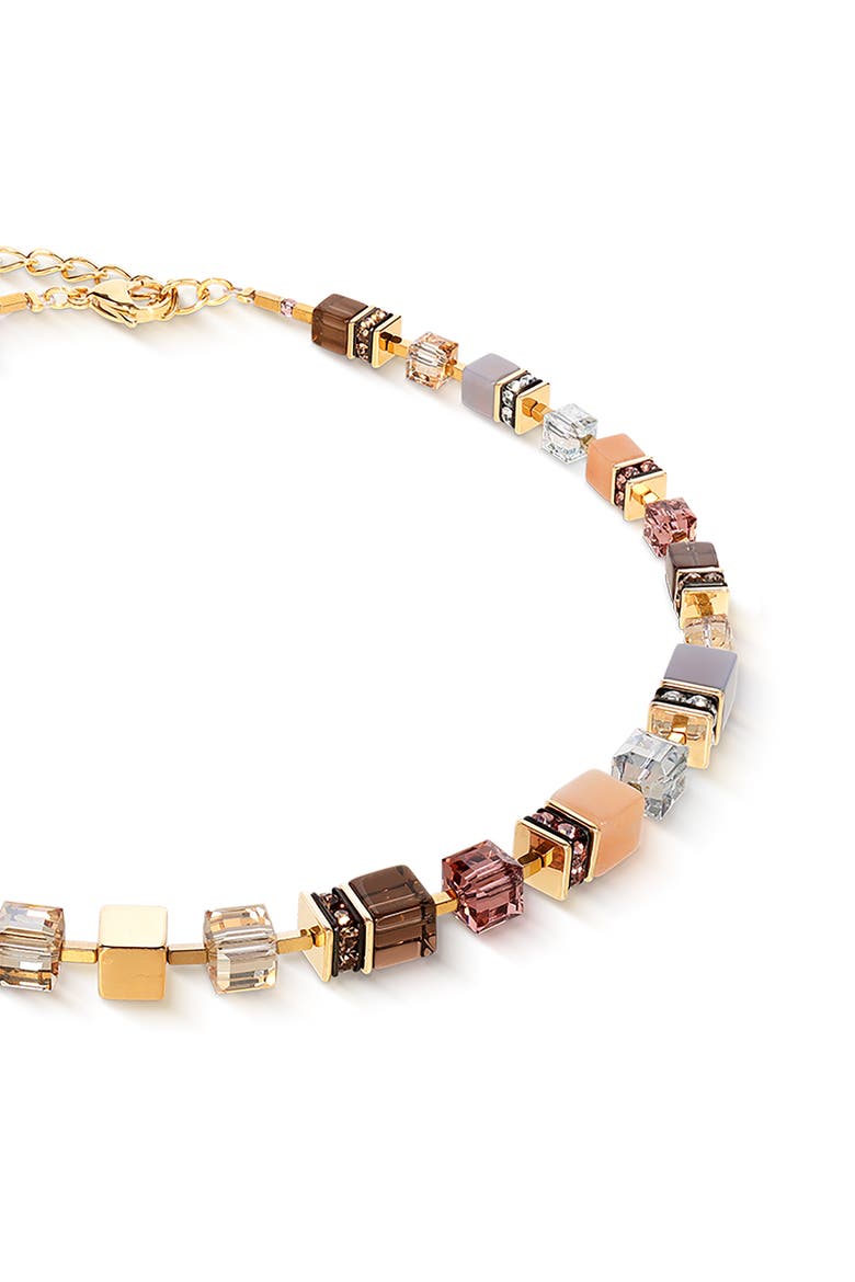 Geocube Precious Statement Necklace, Alternate, color, Blush