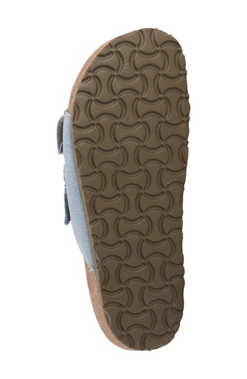 Naot Santa Barbara Canvas Slide Sandal In Light Denim