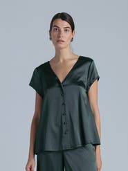 Alas Silk Short Sleeve Shirt