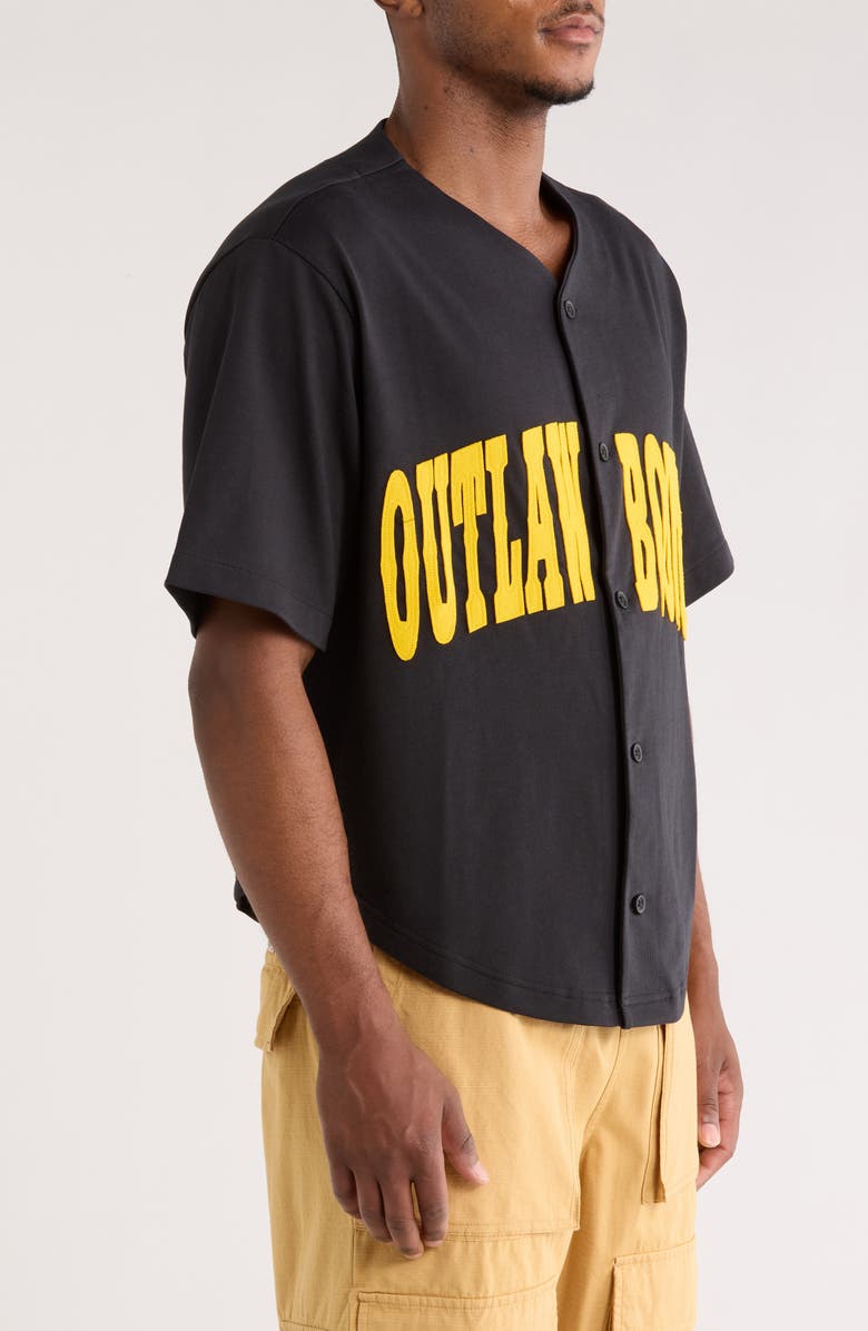 PacSun Bounty Baseball Jersey, Alternate, color, Black