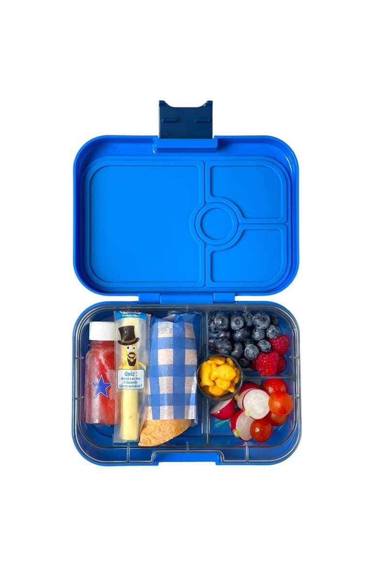 Panino Leakproof Bento Lunch Box Sandwich-Friendly, Alternate, color, Surf Blue Shark