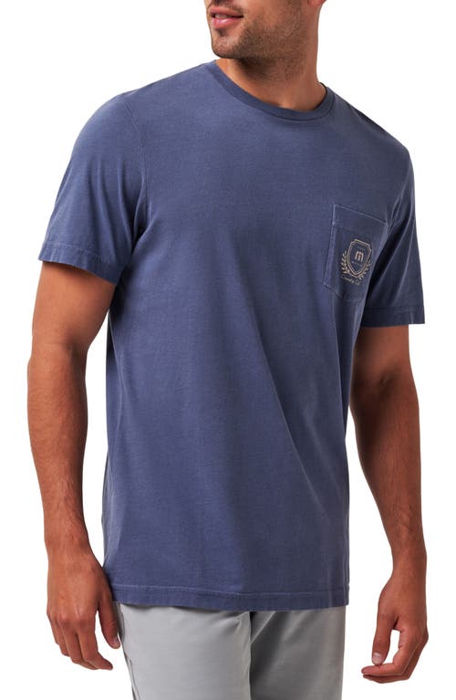 Travismathew Local Favorite Patch Pocket Graphic T-shirt In Blue