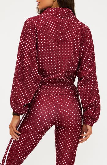 Casen Polka Dot Zip Jacket
