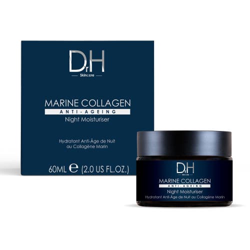 Dr. H Dr H Marine Collagen Night Moisturiser 60ml X 3 Trio Set In White