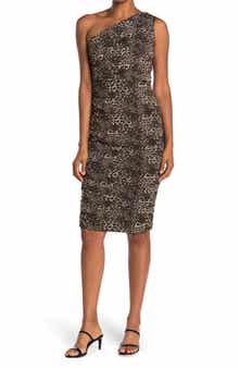 Love By Design One-Shoulder Body-Con Midi Dress