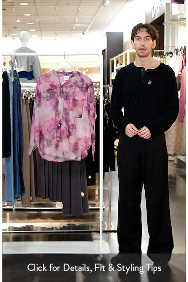 Mexika Tie Dye Cotton Button-Up Shirt video