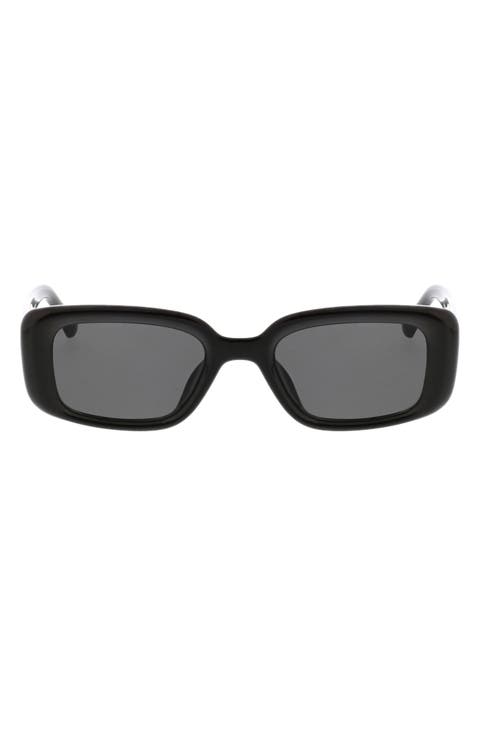 51mm Slim Rectangle Sunglasses