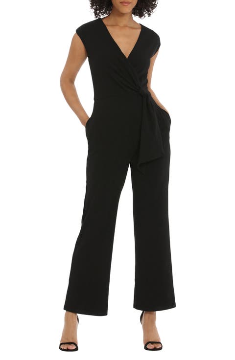 Sleeveless Stretch Jersey Jumpsuit