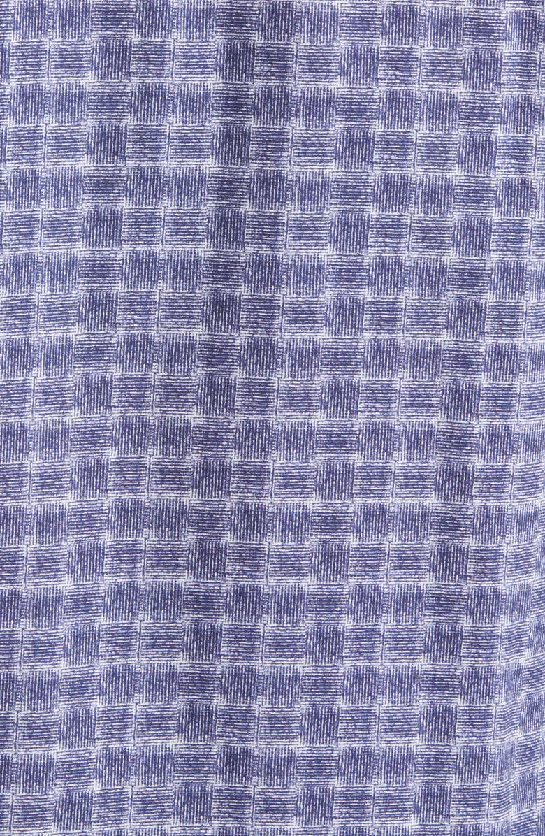 Brax Harold Check Hi Flex Stretch Cotton Button-Up Shirt, Alternate, color, Blue