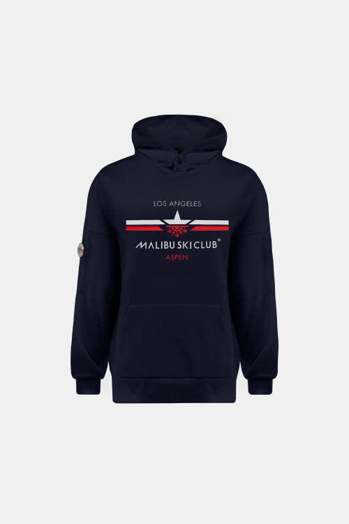 Malibu Ski Club Snow Icon Hoodie In Blue