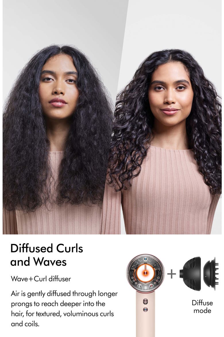 Special edition Supersonic Nural™ Hair Dryer in Amber silk, Alternate, color, AMBER SILK
